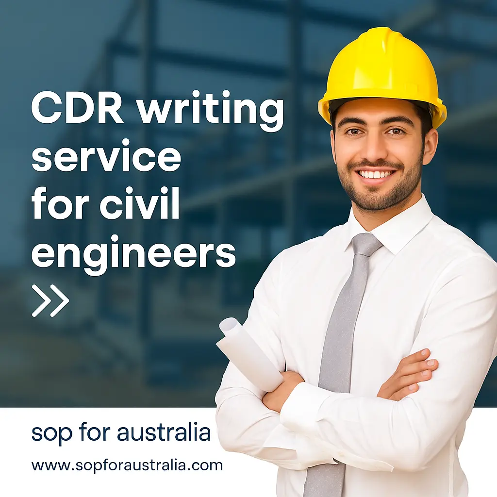 CDR writing service for civil engineers – SOP for Australia