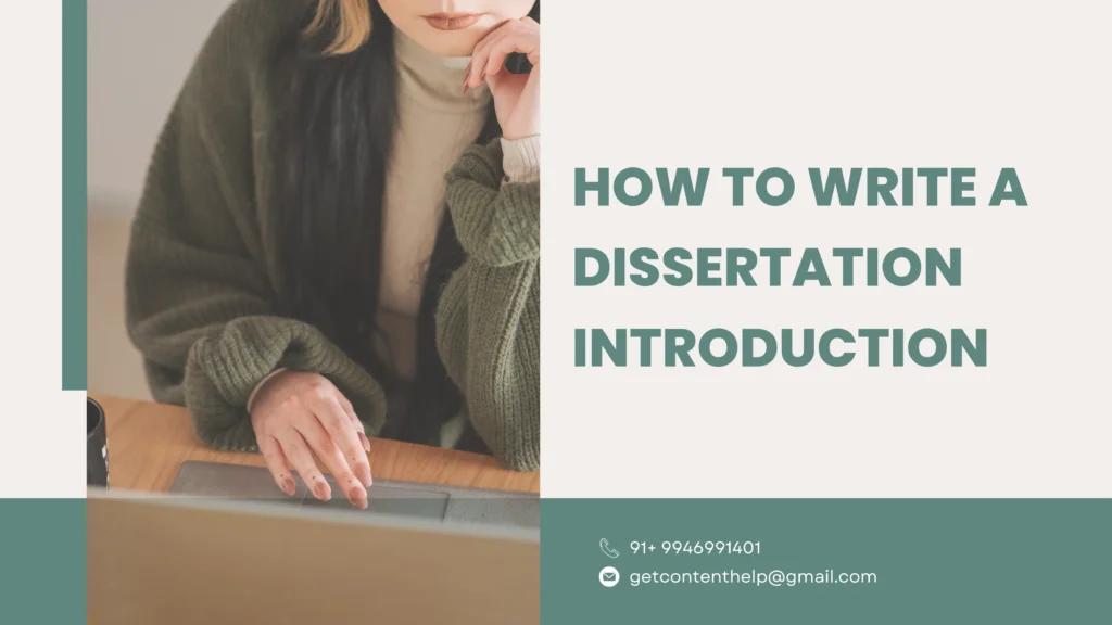 Dissertation Introduction Guide for Master's & PhDs
